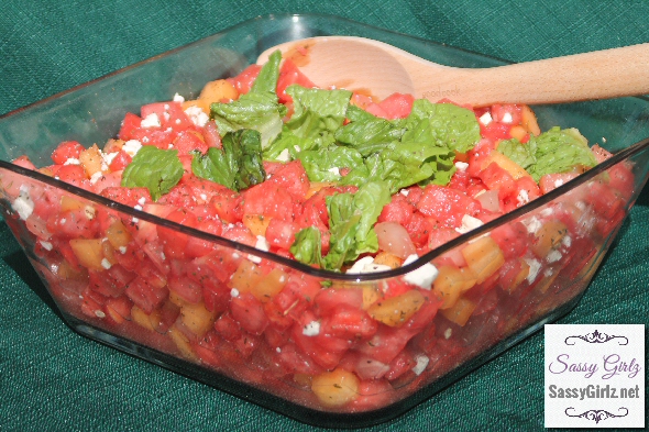 Summer Salas Watermelon Feta Mint