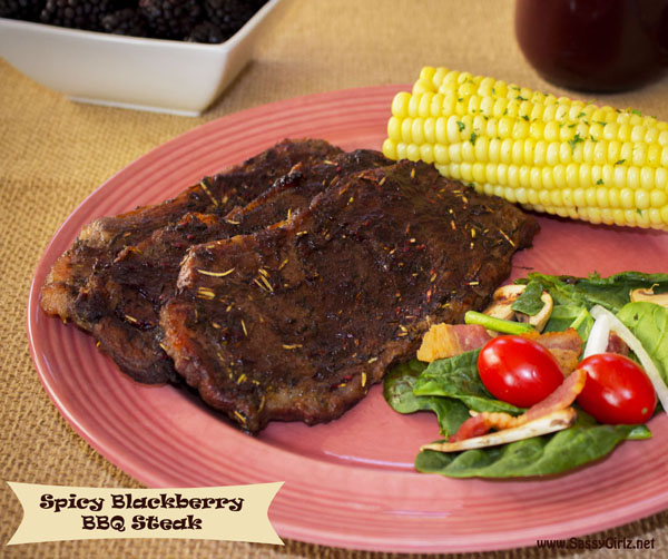 Spicy Blackberry BBQ Steak Recipe Summer Grilling