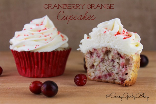 Orange Cranberry Cupcakes