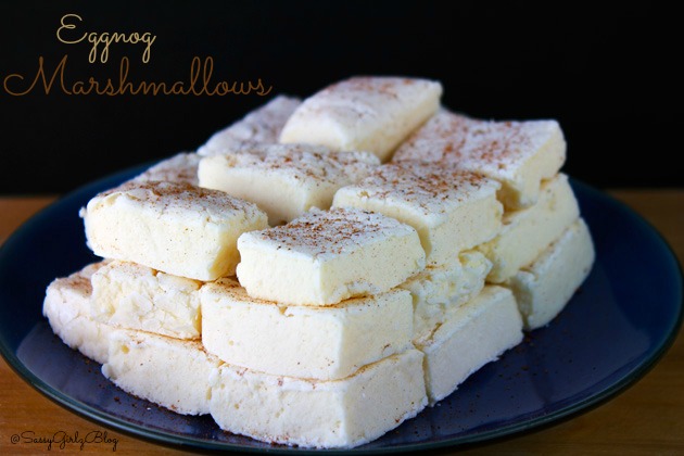 Eggnog Flavored Homemade Marshmallows | Sassy Girlz Blog