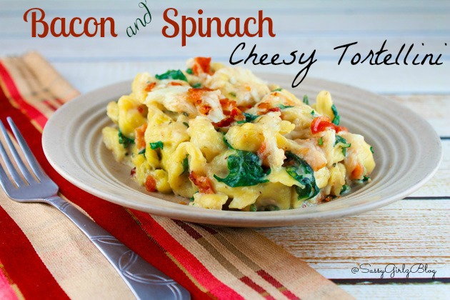 Bacon and Spinach Cheese Tortellini | Sassy Girlz Blog