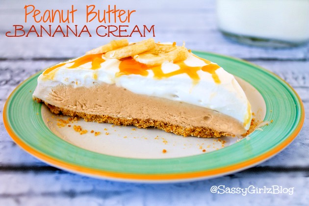 Peanut Butter Banana Cream Pie | Sassy Girlz Blog #WeightWatchers