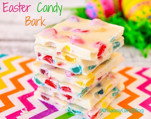 Easy Easter Candy Bark | Sassy Girlz Blog