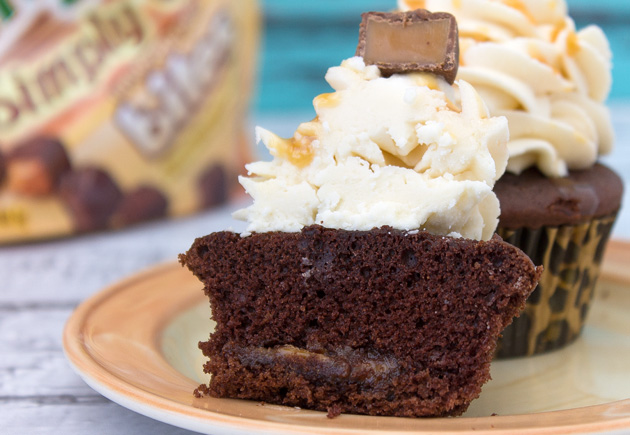 Milky Way Caramel & Chocolate Brownie Cupcakes | Sassy Girlz Blog