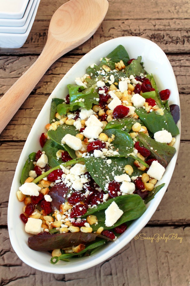Spinach & Feta Summer Salad | Sassy Girlz Blog