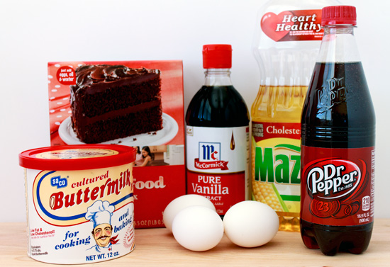 Dr Pepper Cupcake Ingredients