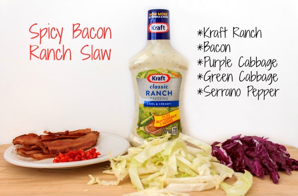 Spicy Bacon Ranch Slaw Recipe Ingredients