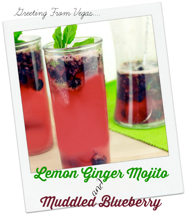 Lemon Ginger Mojito Recipe with Muddled Blueberry | Sassy Girlz Blog
