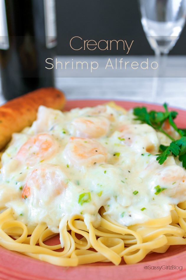 Shrimp Alfredo With Crab Seafood Pasta Recipe | Sassy Girlz Blog