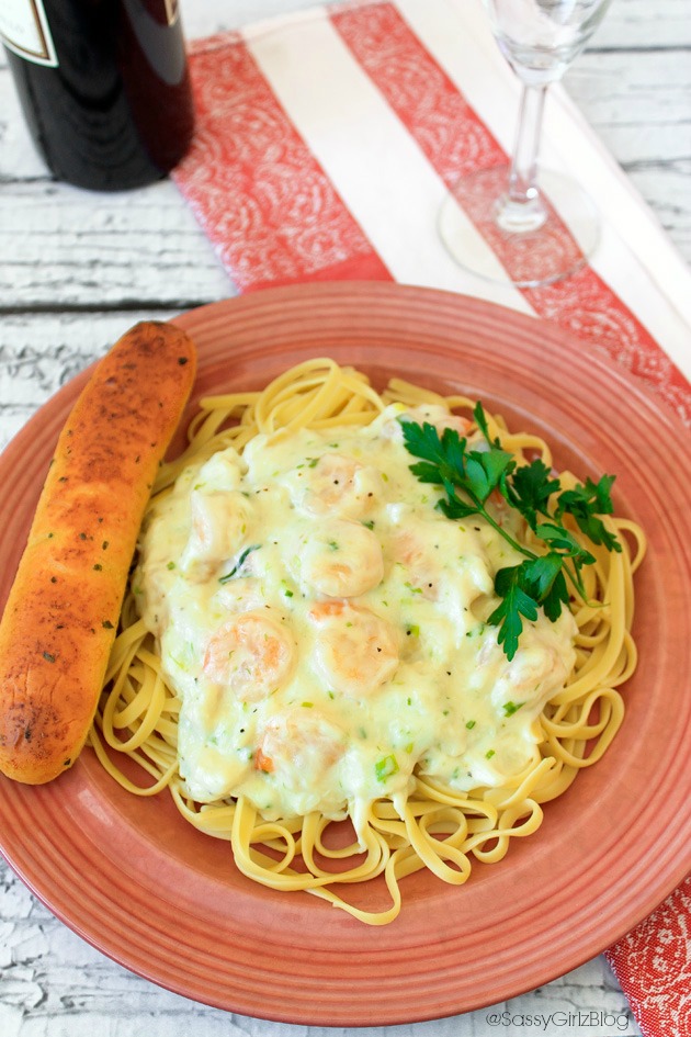 Shrimp Alfredo With Crab Seafood Pasta | Sassy Girlz Blog