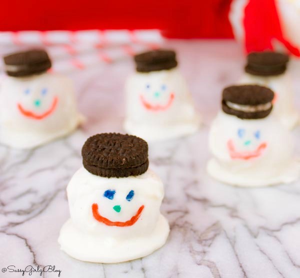Melting Snowman Cookie Balls Recipe | Sassy Girlz Blog