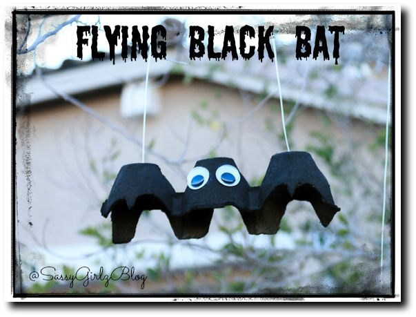 Halloween Crafts For Kids Black Bat | Sassy Girlz Blog