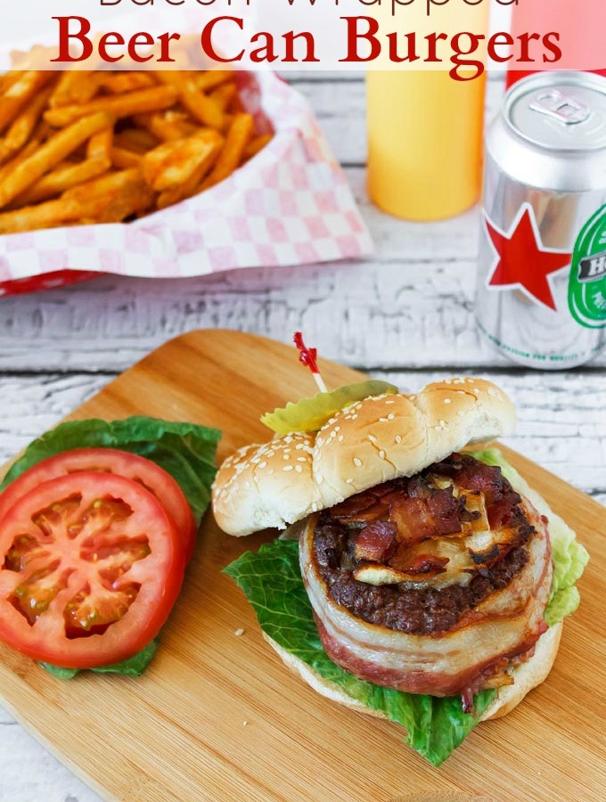 Bacon Wrapped Beer Can Burgers | Sassy Girlz Blog